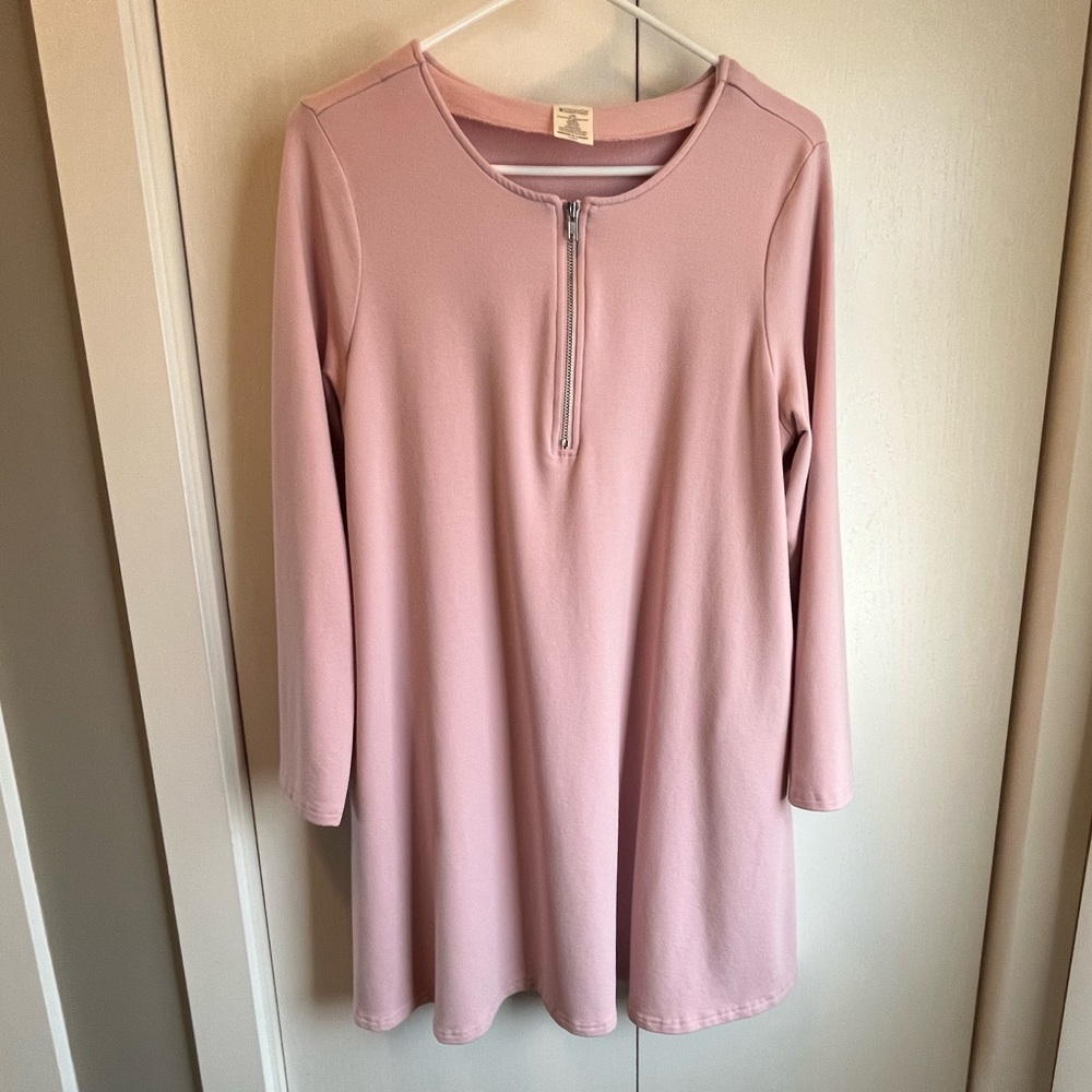 Orange Brand Pink Tunic with Pockets Size L